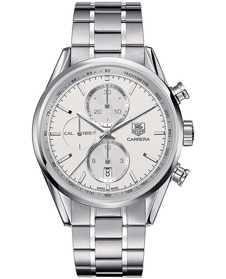 Часы TAG Heuer Carrera CAR2111.BA0720 — мужские, серебристый