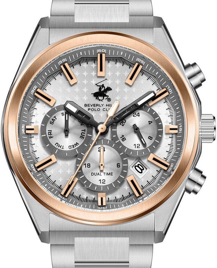 Часы Beverly Hills Polo Club BP3831X.530 — кварцевые, сталь металл