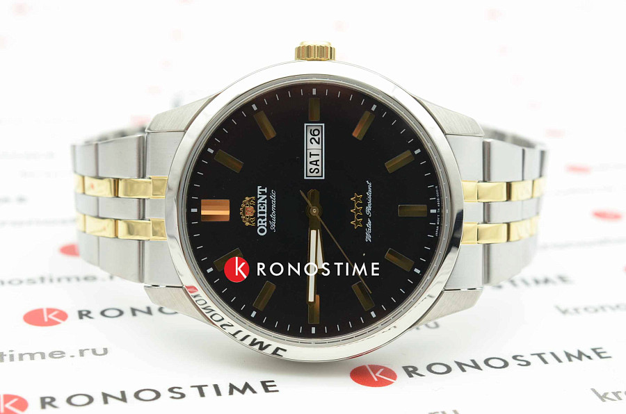 Часы Orient 3 Stars RA-AB0011B (RN-AB0011B) — металл сталь, Япония