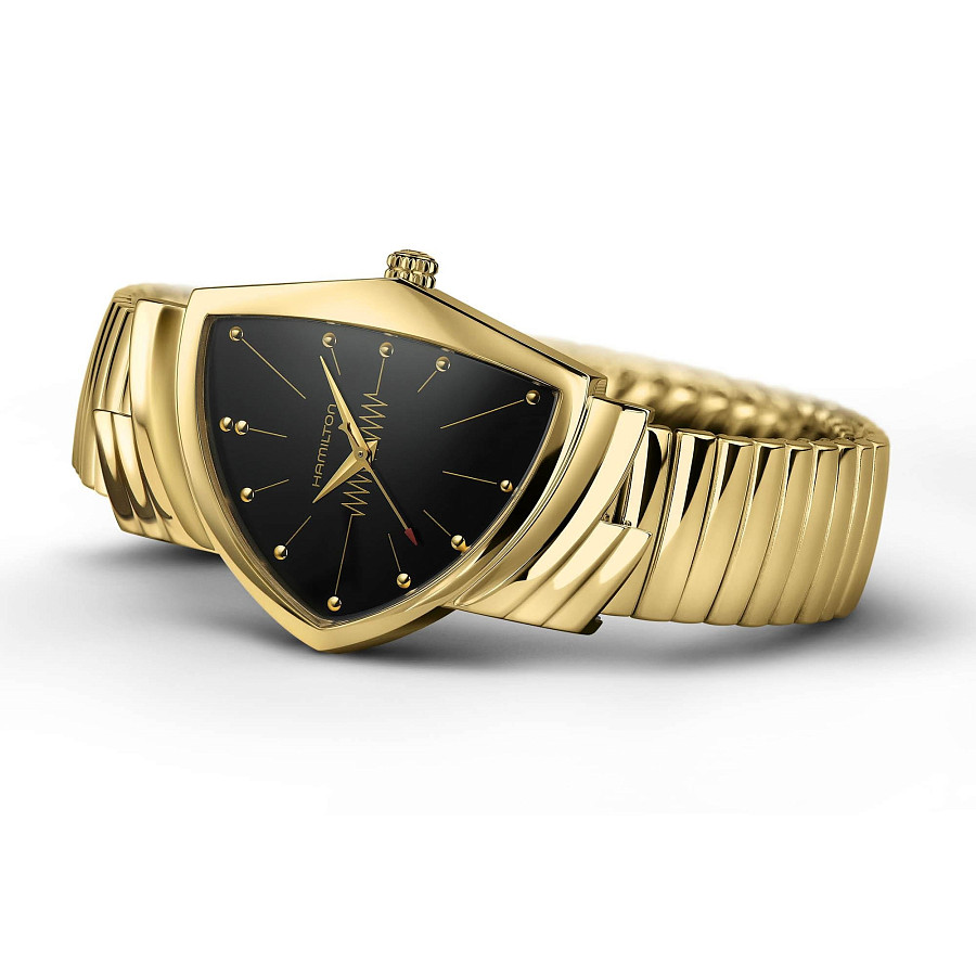 Часы Hamilton Ventura Quartz H24301131 — черный, сталь металл