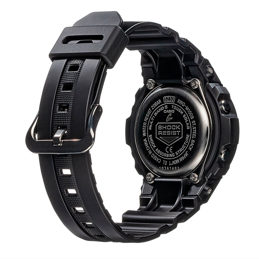 Часы Casio G-Shock AWG-M100B-1A — артикул AWG-M100B-1AER