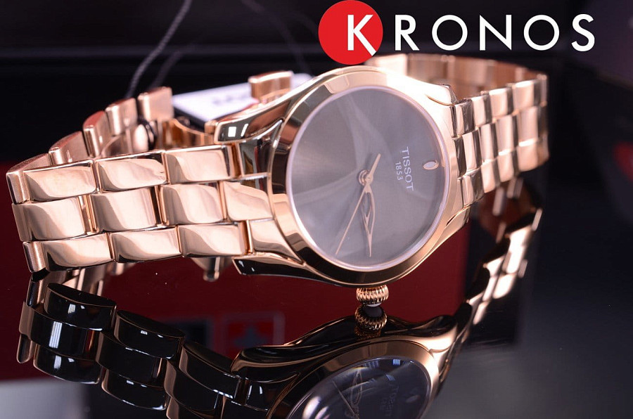 Часы Tissot T-Wave T112.210.33.061.00 — сталь c pvd покрытием, женские