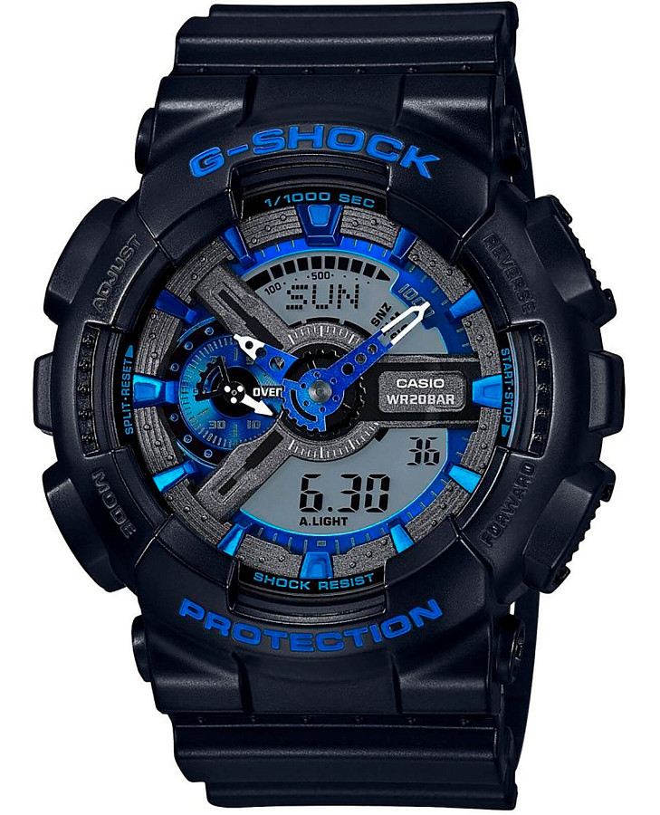Часы Casio G-Shock GA-110CB-1A — мужские, серый