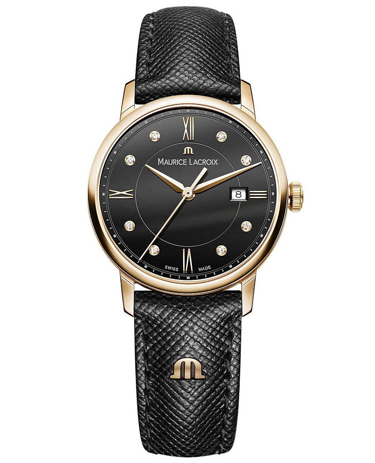 Часы Maurice Lacroix Eliros Date EL1094-PVP01-350-1 — женские, черный
