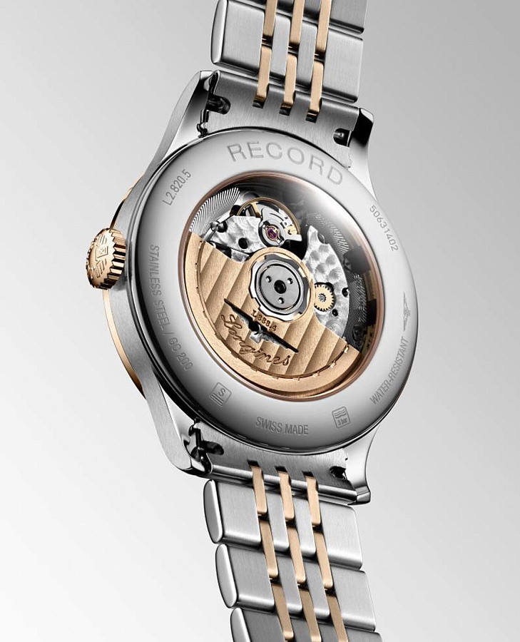 Часы Longines Record Collection L2.820.5.11.7 — механические, металл сталь