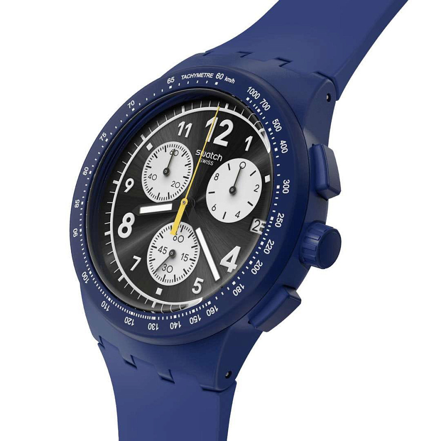 Часы Swatch Chrono 42 Standard SUSN418 — кварцевые, пластик