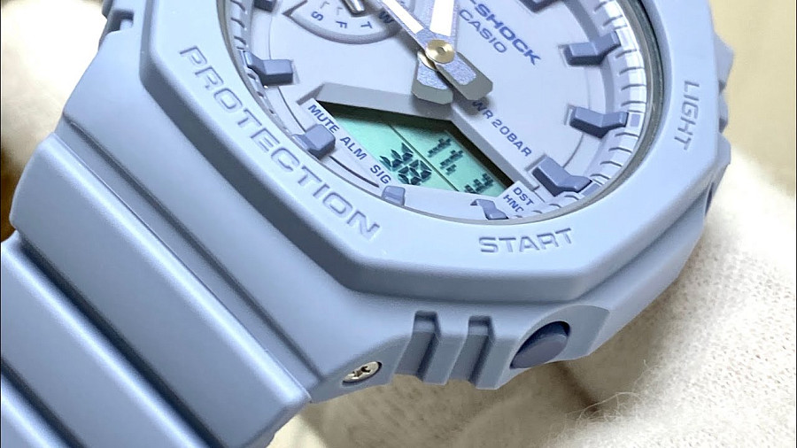 Часы Casio G-Shock GMA-S2100BA-2A2 — пластик, пластик