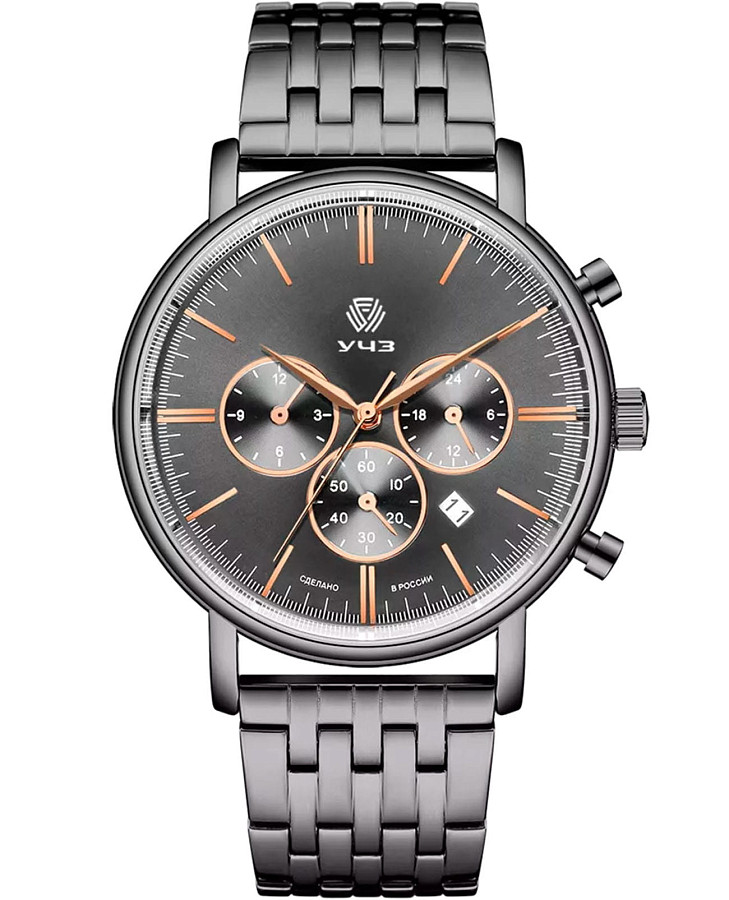 Часы УЧЗ Spectr 1526A26B5 — мужские, черный