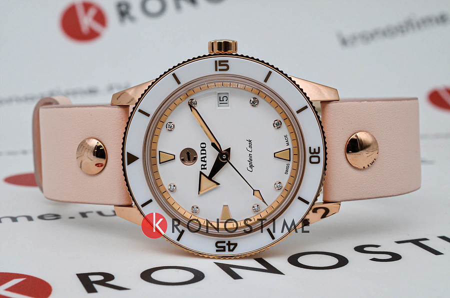 Часы Rado Captain Cook Marina Hoermanseder R32139708 — механические, металл сталь керамика