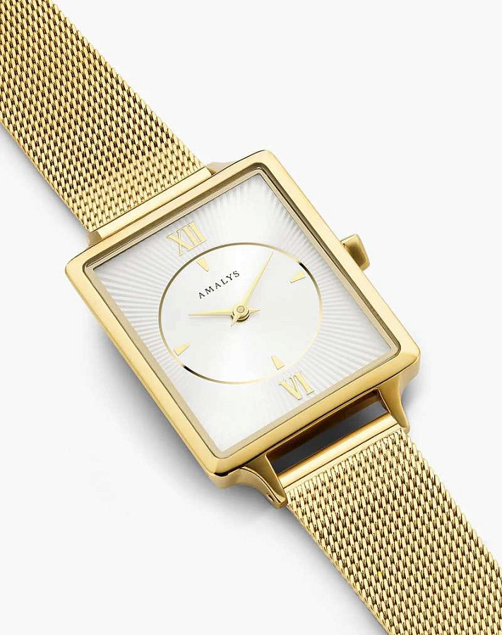 Часы Amalys Hepburn AMW-237 — белый, сталь металл