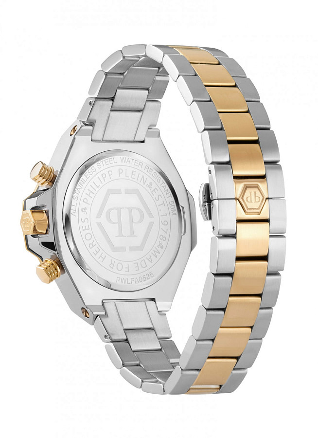 Часы Philipp Plein Plein Chrono Royal PWLFA0525 — кварцевые, металл сталь