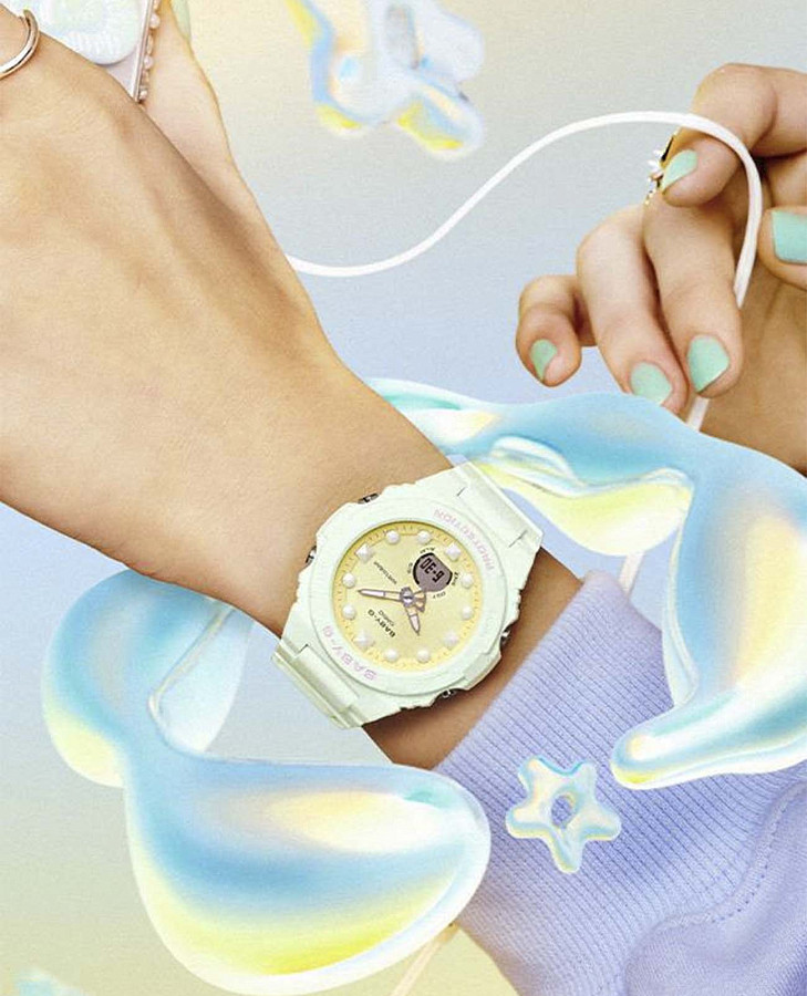 Часы Casio Baby-G BGA-320FH-3ADR (BGA-320FH-3a) — кварцевые, пластик