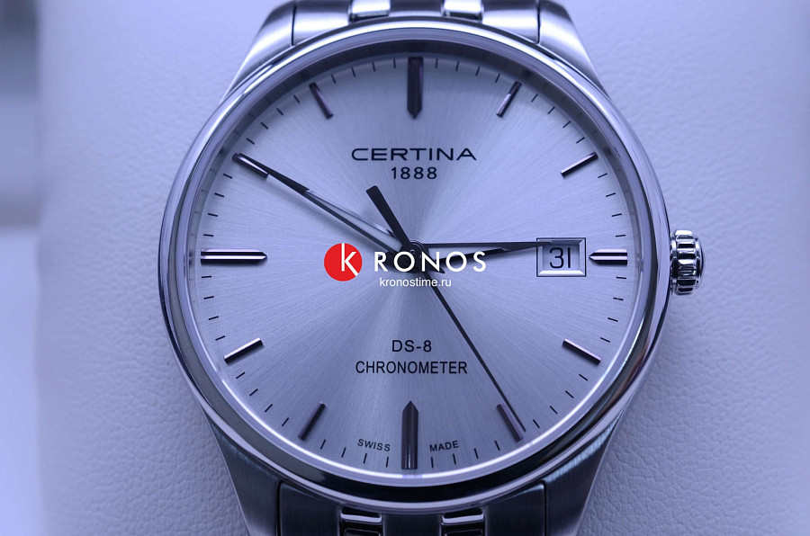 Часы Certina DS-8 Chronometer C033.451.11.031.00 — мужские, нержавеющая сталь