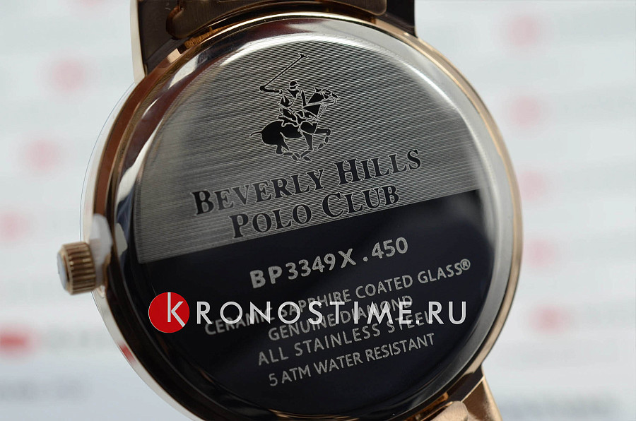 Часы Beverly Hills Polo Club BP3349X.450 — сталь металл, США