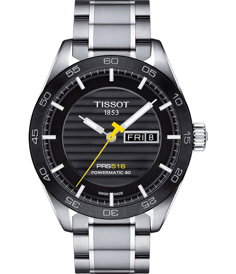 Часы Tissot PRS 516 Powermatic 80 T100.430.11.051.00 — мужские, черный