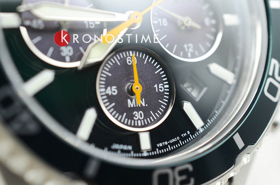 Часы Orient Chronograph Solar RA-TX0204E (RN-TX0204E) — нержавеющая сталь, мужские
