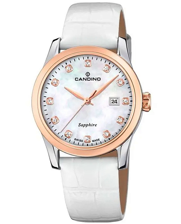Часы Candino Elegance C4737/1 — женские, перламутровый