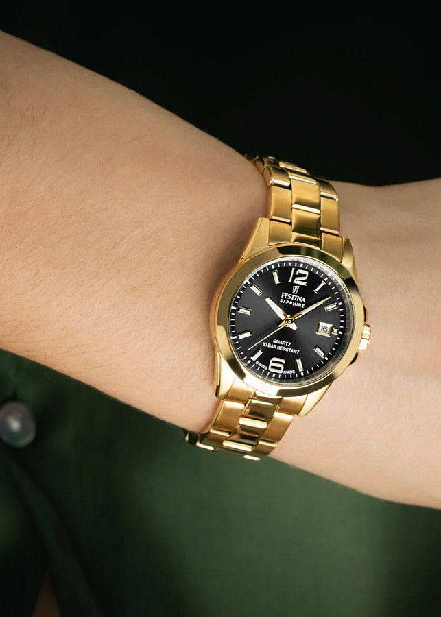 Часы Festina Swiss Made F20050/4 — кварцевые, сталь металл