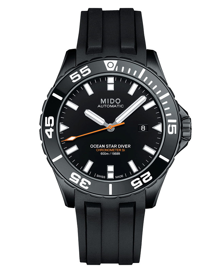 Часы Mido Ocean Star Diver 600 M026.608.37.051.00 — мужские, черный