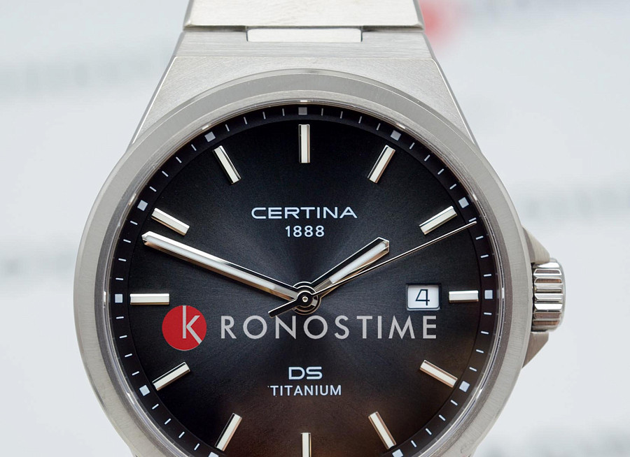 Часы Certina DS-7 Quartz C043.410.44.051.00 — титан, Швейцария