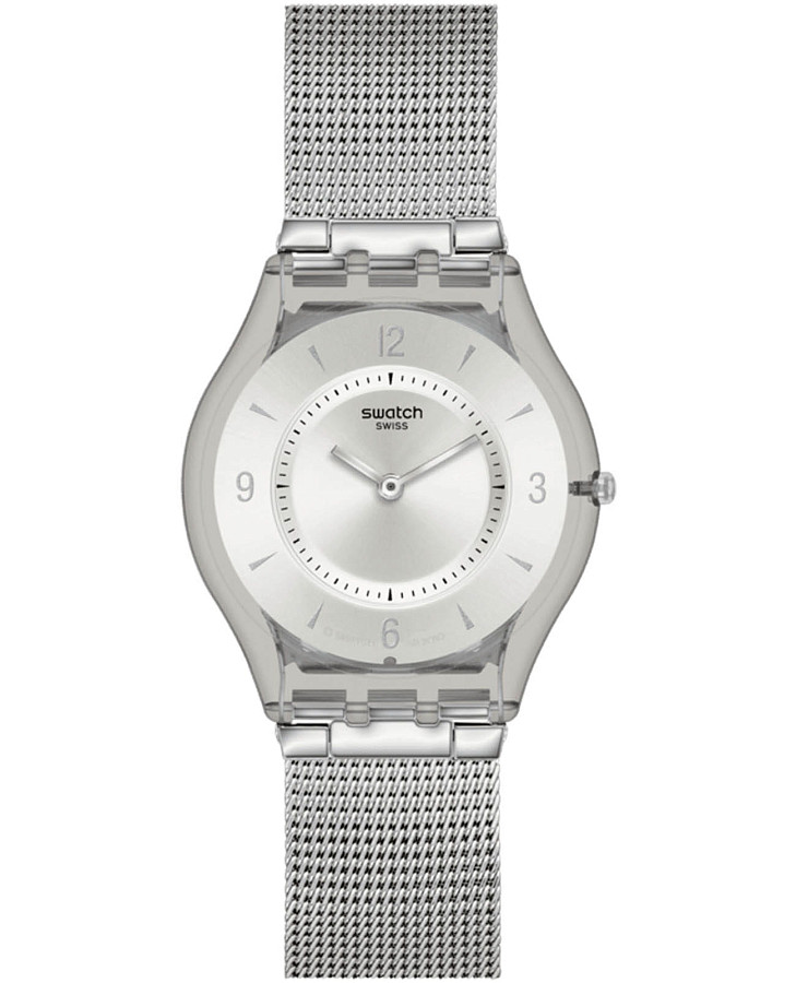 Часы Swatch Skin Classic Biosourced SS08M100M — женские, серебристый