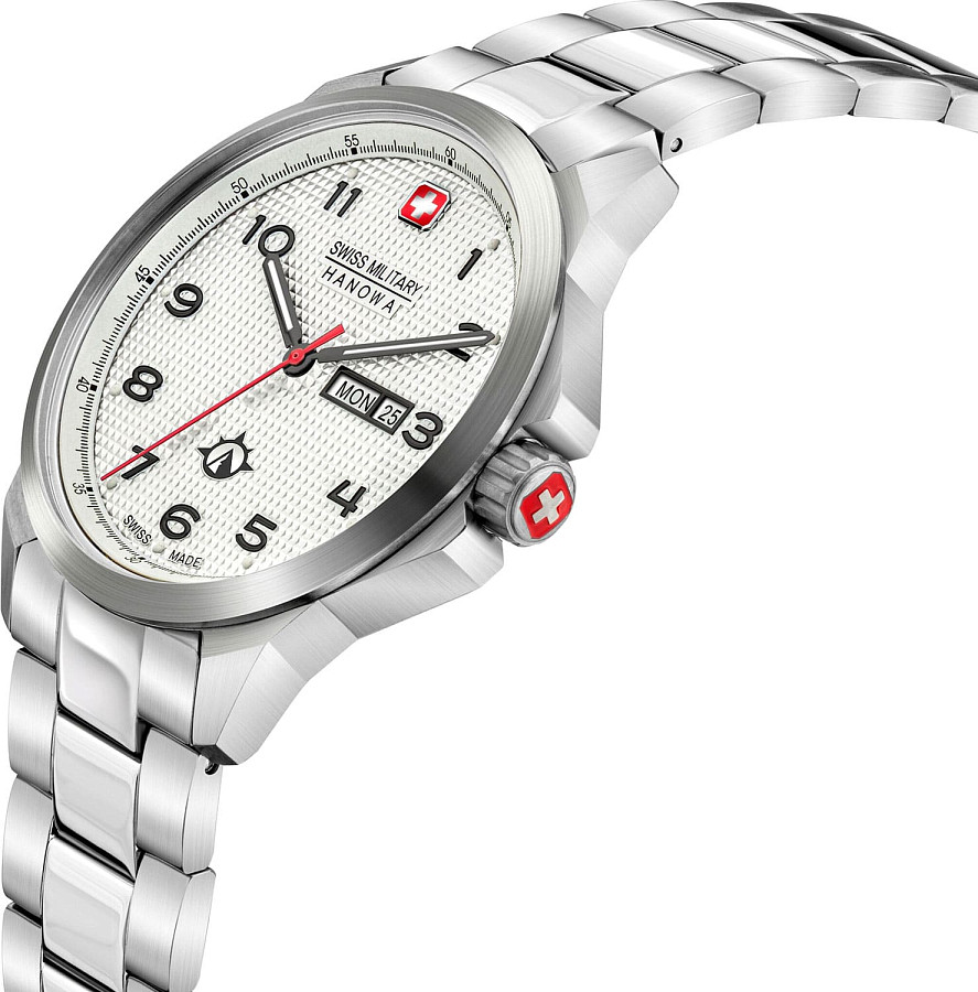 Часы Swiss Military Hanowa SMWGH2100302 — мужские, нержавеющая сталь