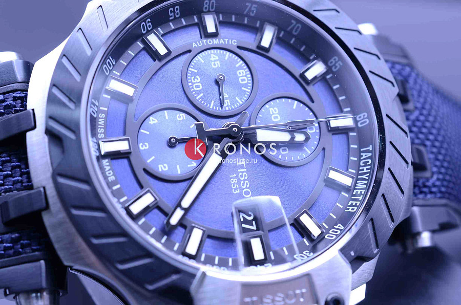 Часы Tissot T-Race Automatic Chronograph T115.427.27.041.00 — механические, кожа + каучук