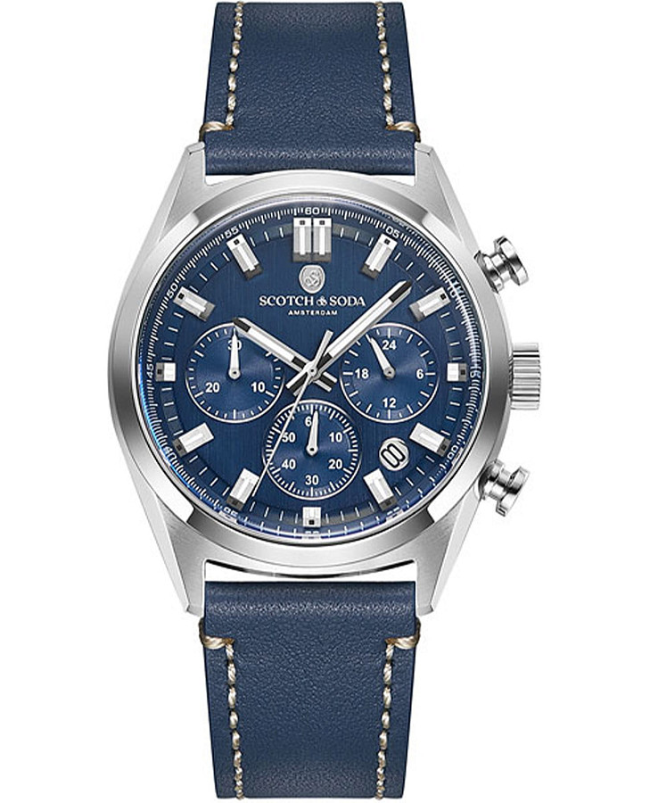 Часы Scotch&Soda SSM.107A — мужские, синий
