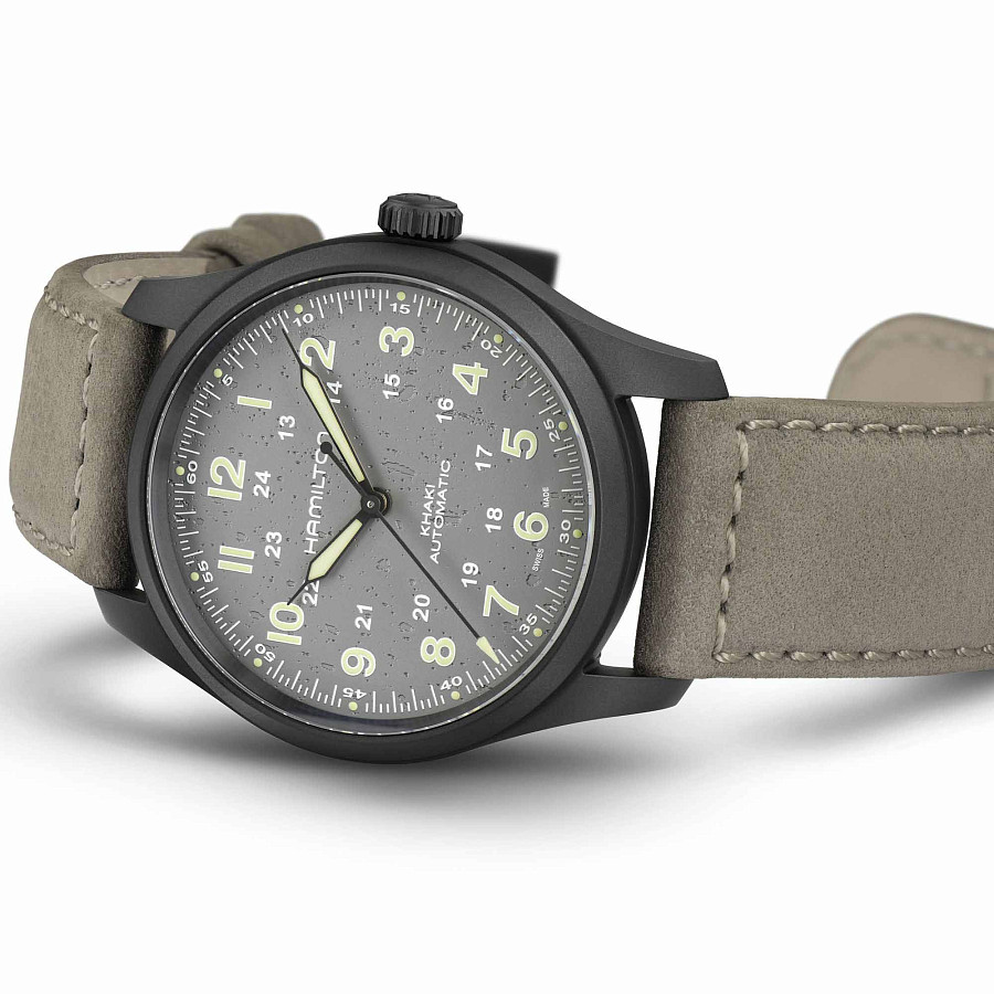 Часы Hamilton Khaki Field Titanium Auto H70215880 — Швейцария, механические