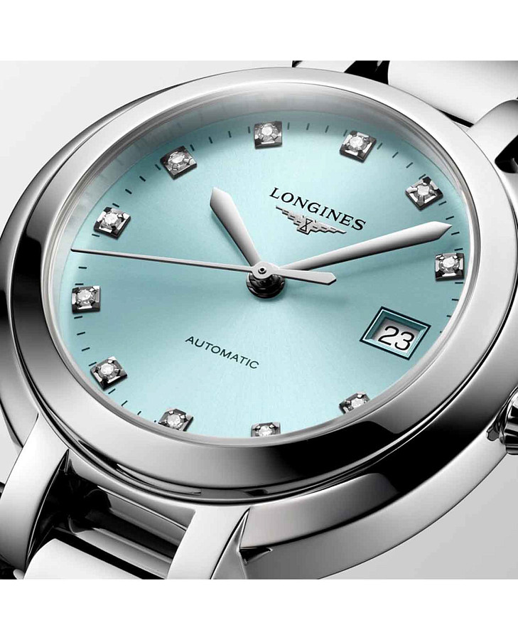 Часы Longines PrimaLuna L8.113.4.90.6 — голубой, механические