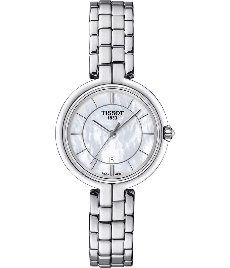 Часы Tissot Flamingo T094.210.11.111.00 — женские, перламутровый