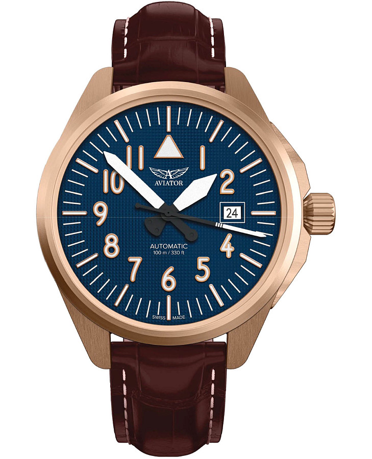 Часы Aviator Airacobra V.3.39.2.335.4 — мужские, синий