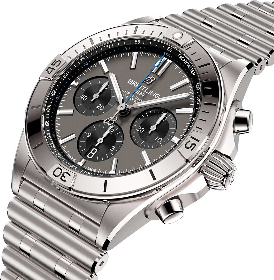 Часы Breitling Chronomat B01 42 mm EB0134101M1E1 — титановый, мужские