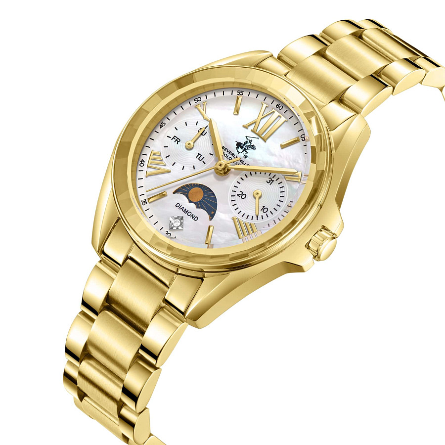 Часы Beverly Hills Polo Club BP3763X.120 — кварцевые, металл сталь