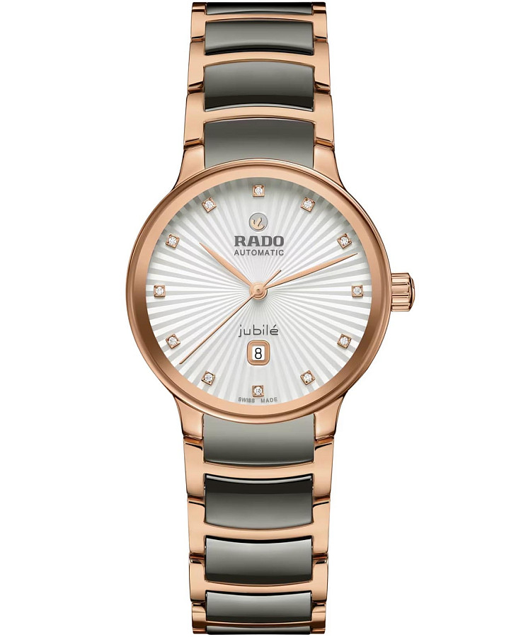 Часы Rado Centrix Automatic Diamonds R30019742 — женские, белый