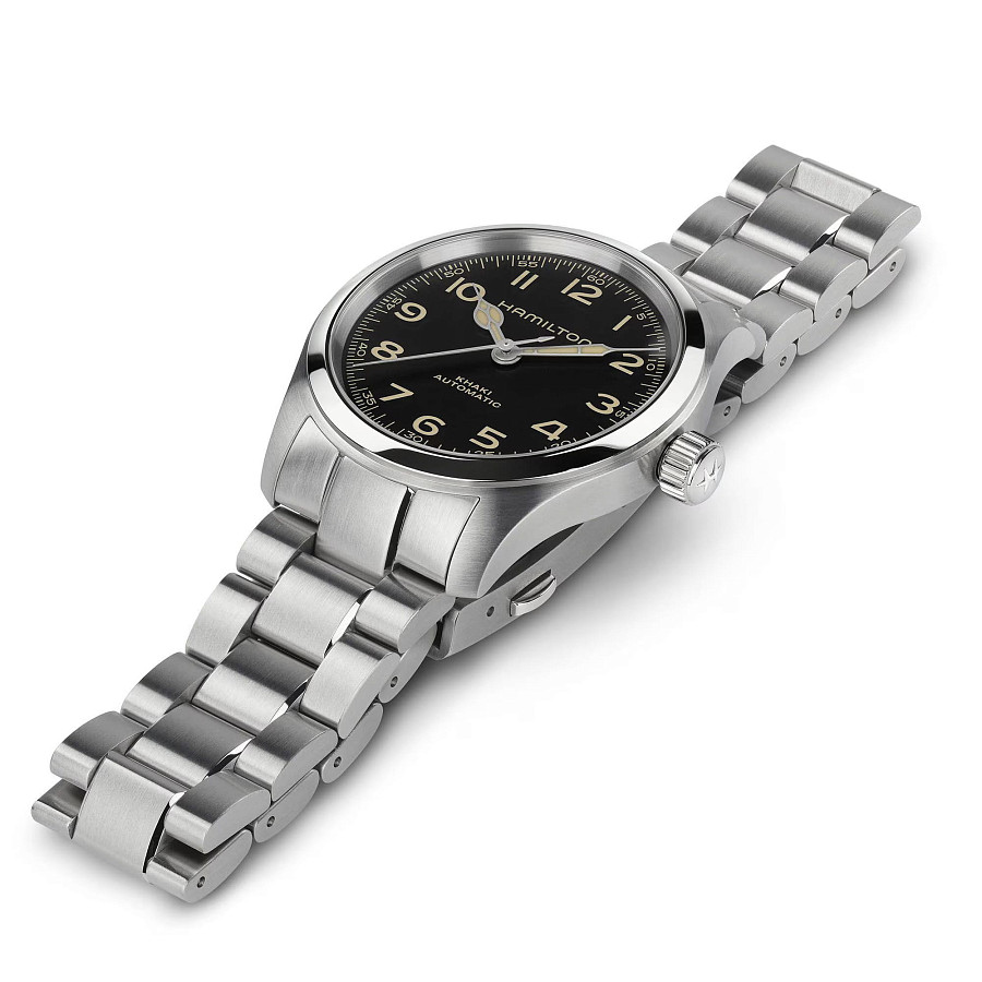 Часы Hamilton Khaki Field Murph H70405130 — мужские, серебристый