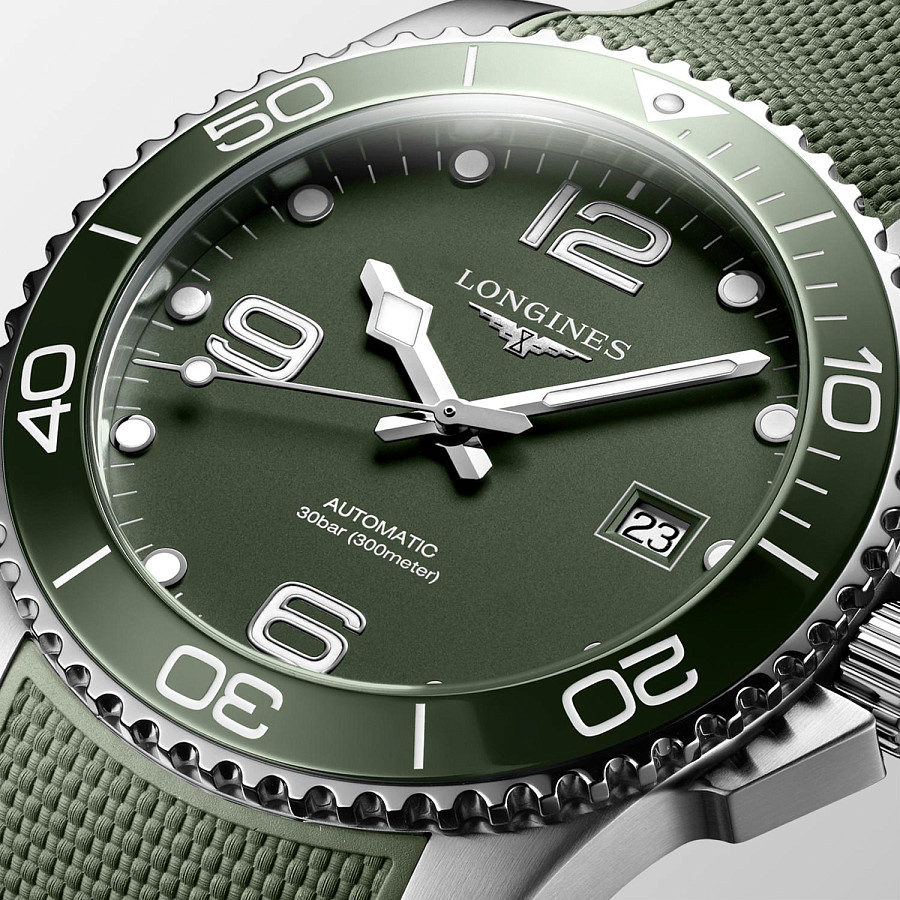 Часы Longines HydroConquest L3.781.4.06.9 — каучук, мужские