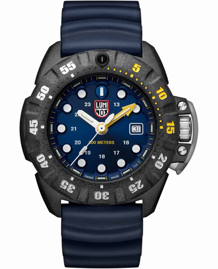 Часы Luminox Scott Cassell Deep Dive 1550 XS.1553 — мужские, синий