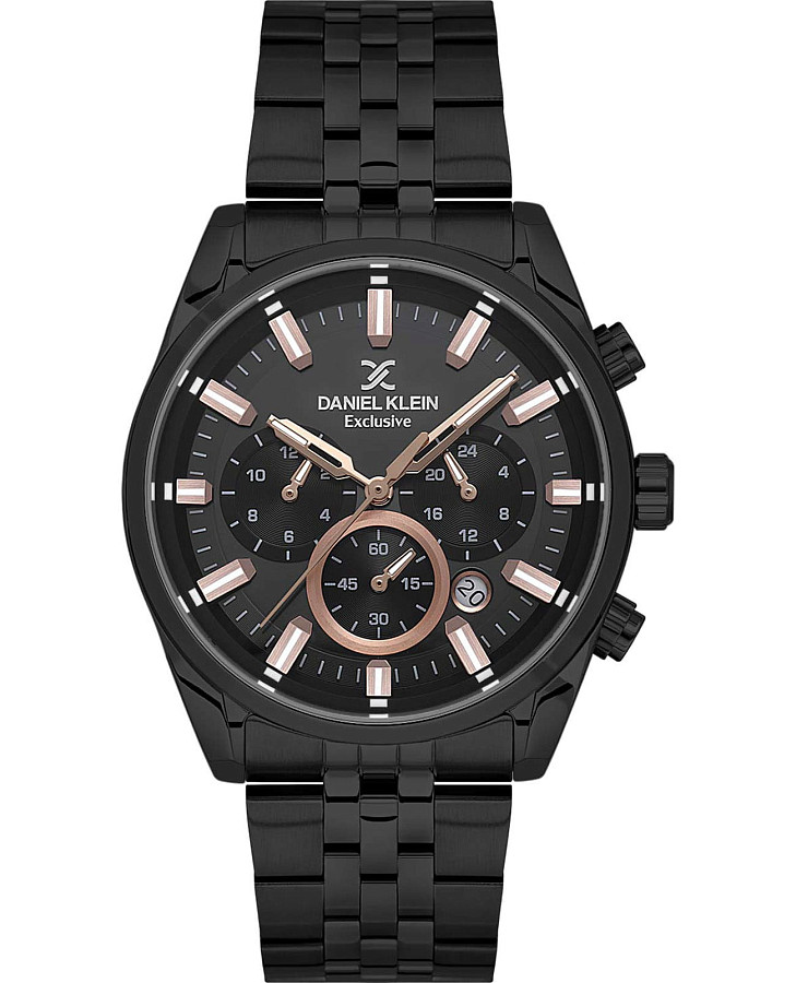 Часы Daniel Klein Exclusive DK.1.13740-5 — мужские, черный