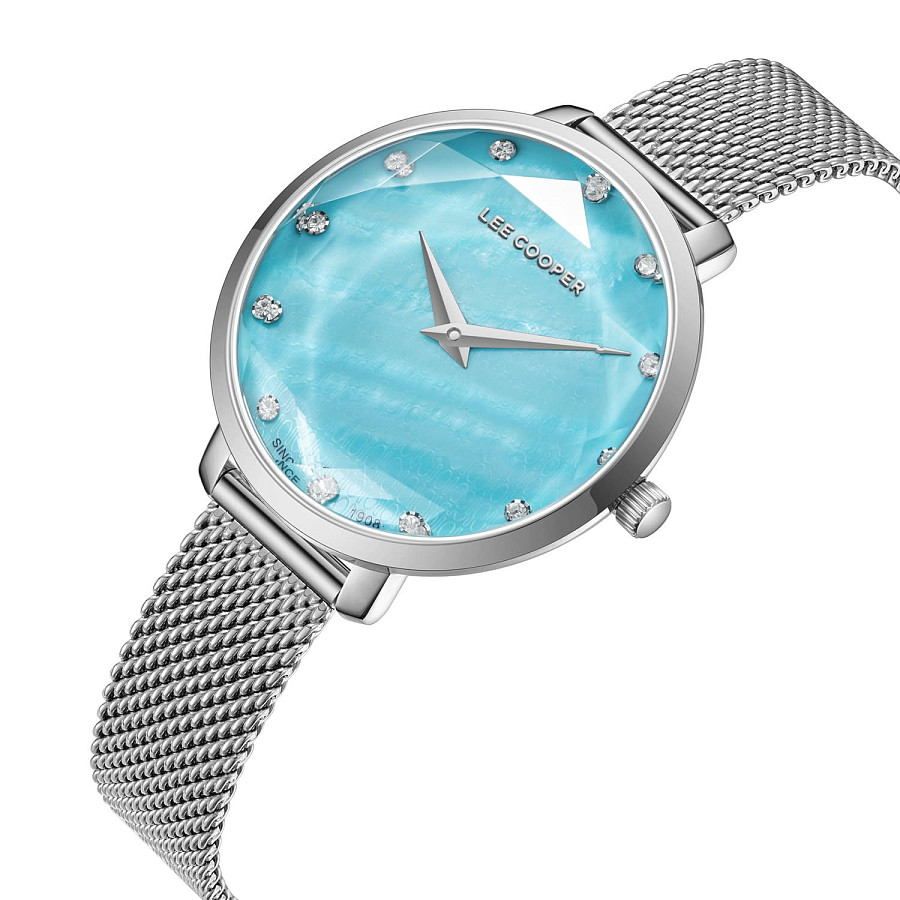 Часы Lee Cooper LC08078.300 — кварцевые, металл суперметалл