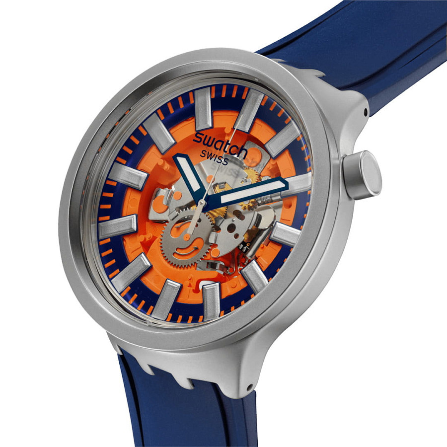 Часы Swatch Big Bold Irony Lacquered SB07S114 — кварцевые, металл сталь