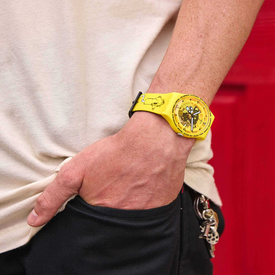 Часы Swatch New Gent Biosourced SO29J101 — Швейцария, кварцевые