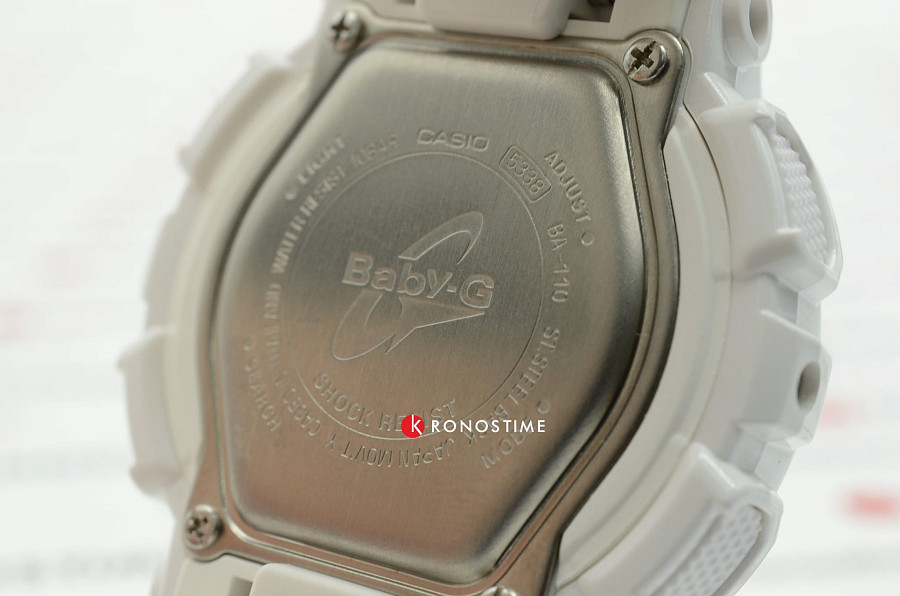 Часы Casio Baby-G BA-110-7A1ER — женские, белый