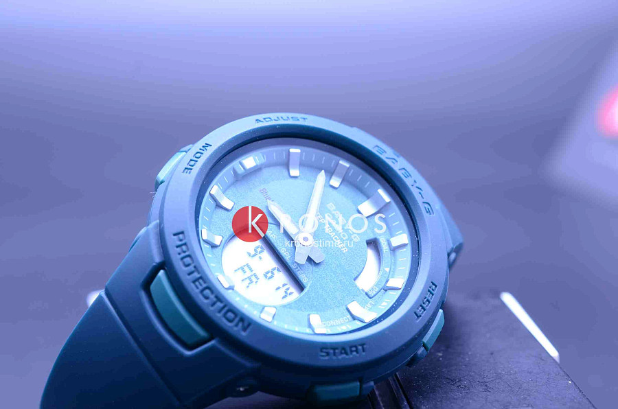 Часы Casio Baby-G BSA-B100AC-3A — кварцевые, пластик