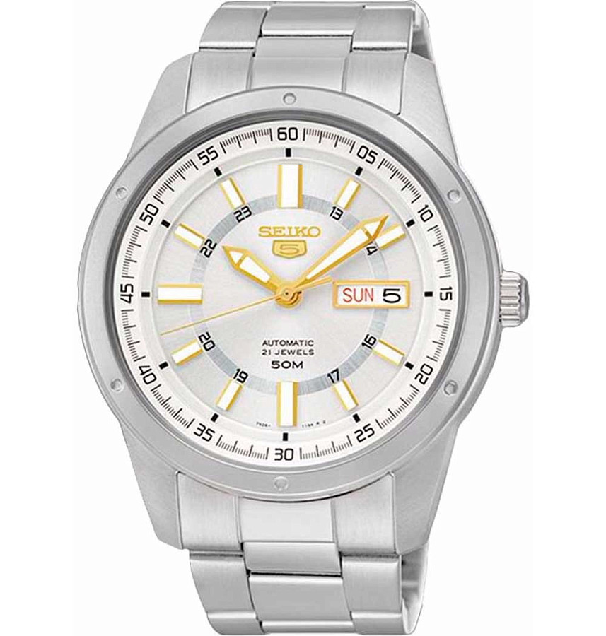 Часы Seiko Promo SNKN11K1S — мужские, белый