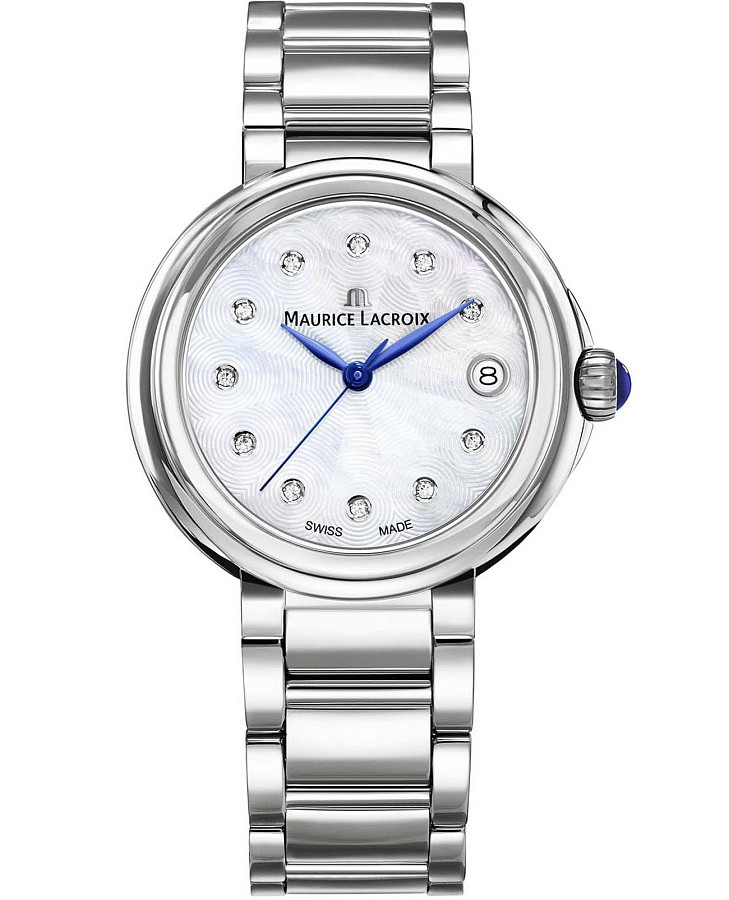 Часы Maurice Lacroix FIABA Date FA1007-SS002-170-1 — женские, серебристый
