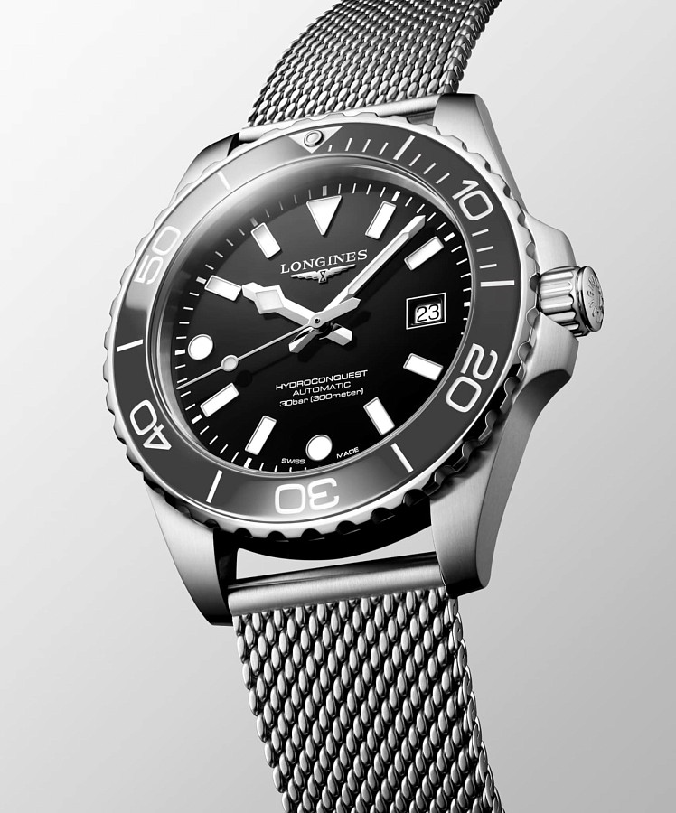 Часы Longines HydroConquest L3.788.4.70.6 — металл сталь, Швейцария