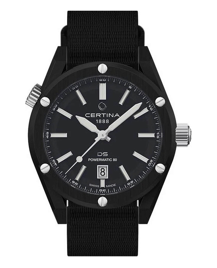 Часы Certina DS+ C041.407.39.051.00 — мужские, черный