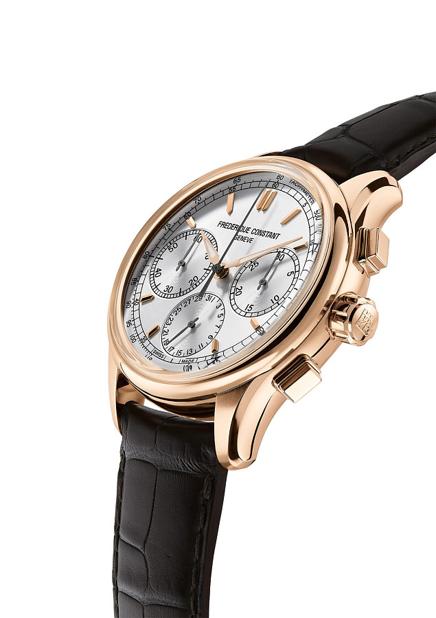 Часы Frederique Constant Flyback Chronograph Manufacture FC-760V4H4 — механические, металл сталь