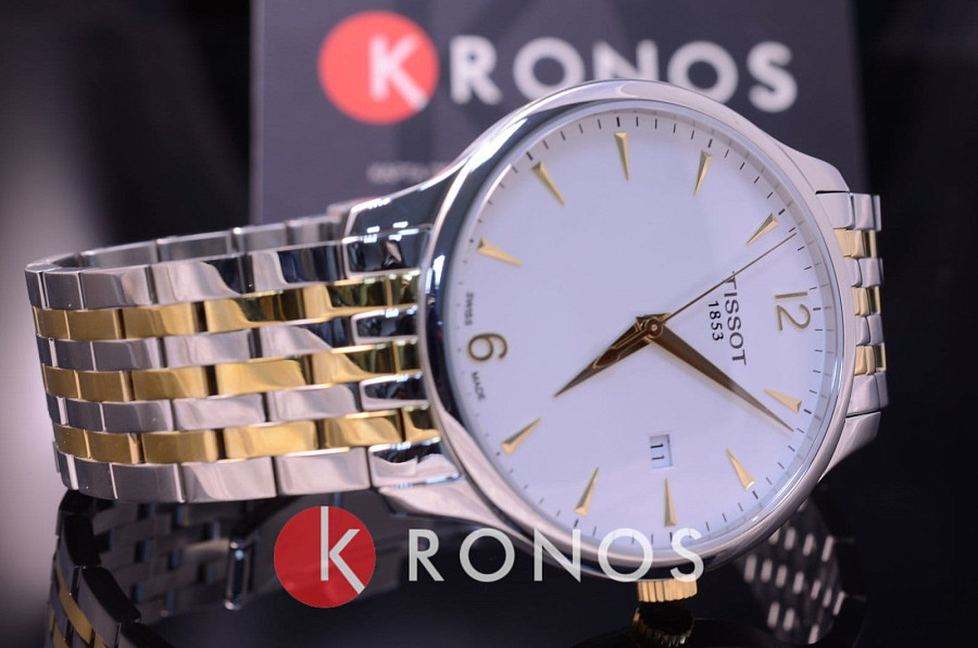 Часы Tissot Tradition T063.610.22.037.00 — сталь металл, Швейцария